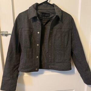 Express Women's Charcoal Jean Jacket
